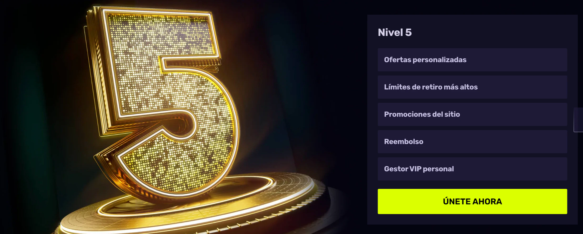 Club VIP y sistema de puntos de lealtad en Sportune Casino